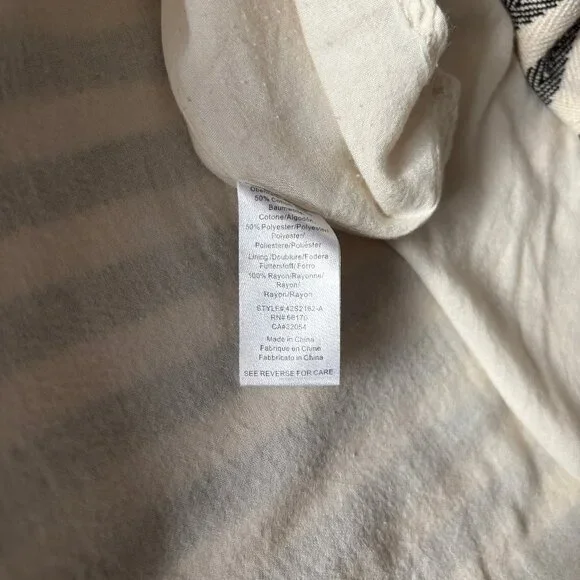 Sz8 Anthro Greylin Woven Chevron Striped Circle Skirt - Picture 9 of 12